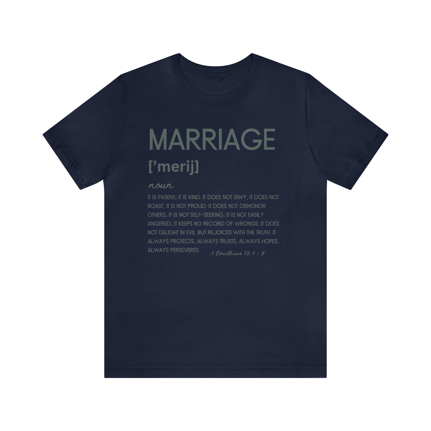 Definition of Marriage Tee