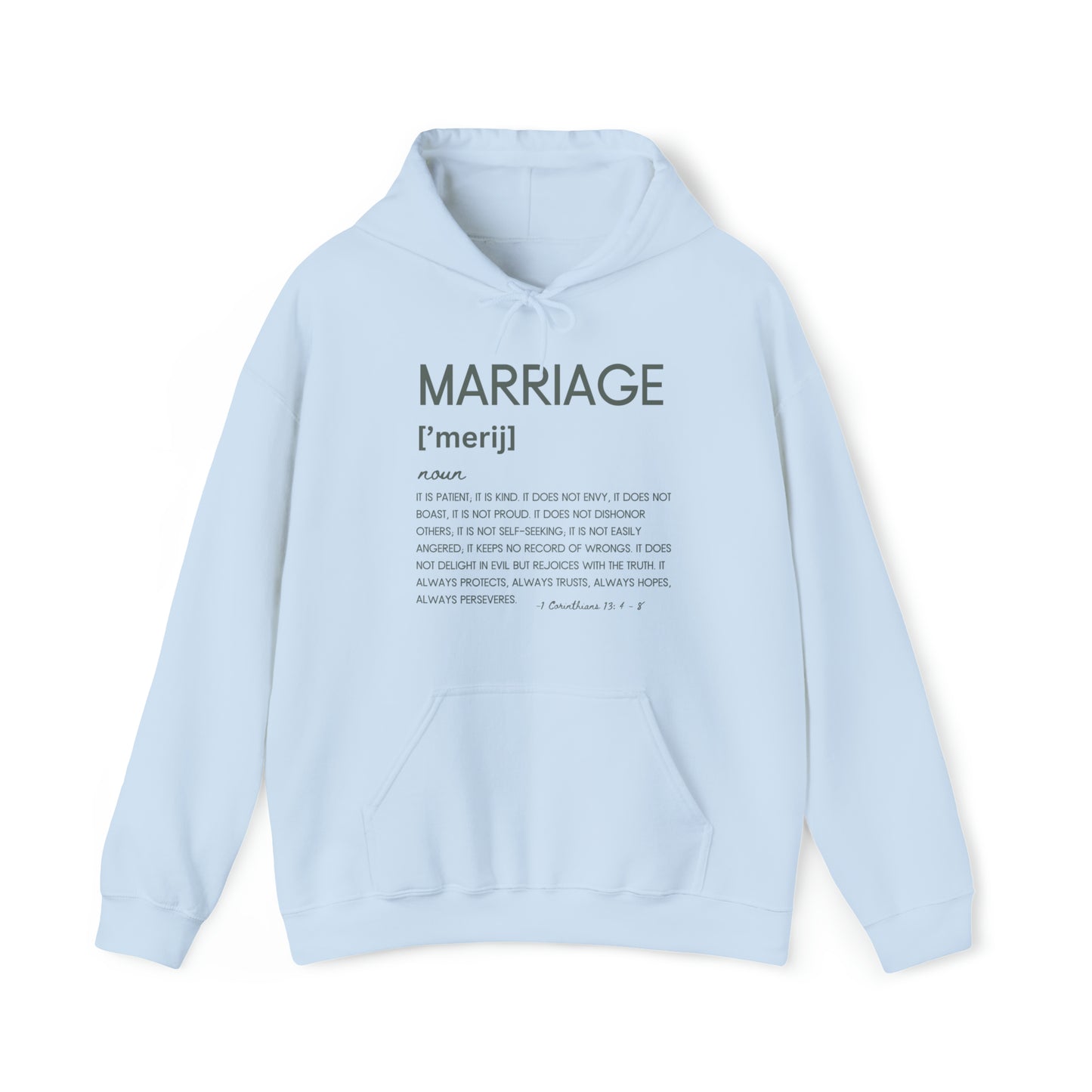 Definition of Marriage Hoodie