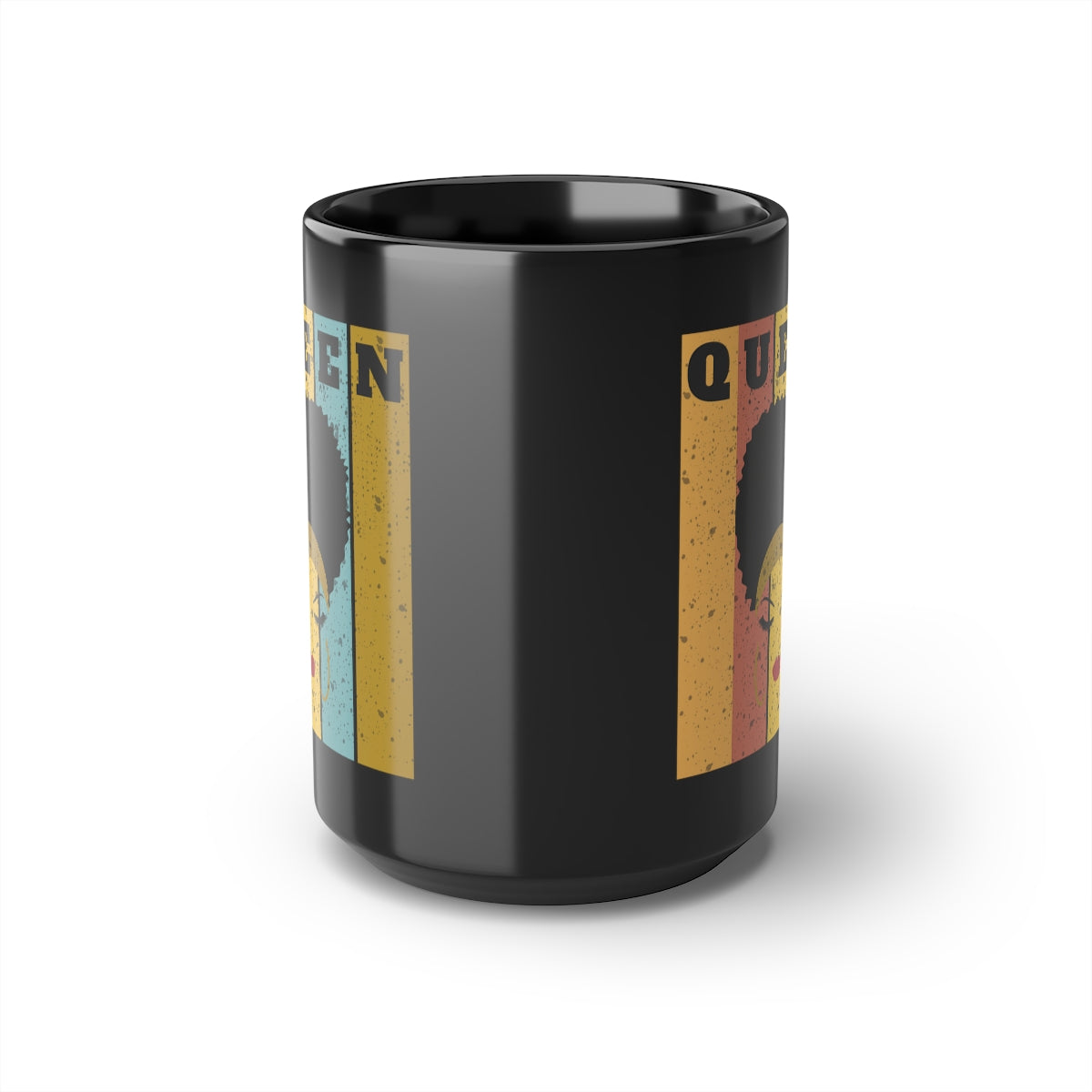 Queen Black Mug, 15oz