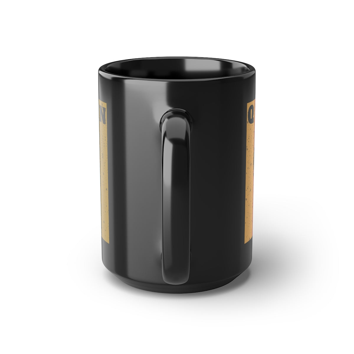 Queen Black Mug, 15oz